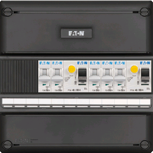 Groepenkast Eaton | 5 Groepen 5 x Lichtgroepen | 1 Fase | I-52G1400-0S-44