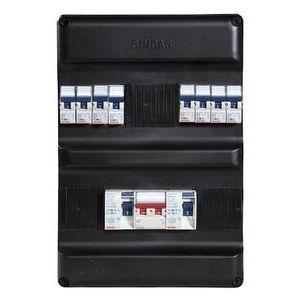 Groepenkast Gewiss | 8 groepen 8 x Lichtgroepen | 1 Fase