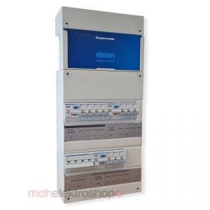 Groepenkast Hager Vision 10 groepen 3 fase 3ALS2P30 4L+3L+3L HS