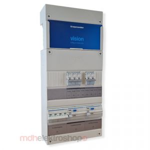 Groepenkast Hager Vision 5 Groepen 3 Fase 2ALS4P30 3L+2L HS