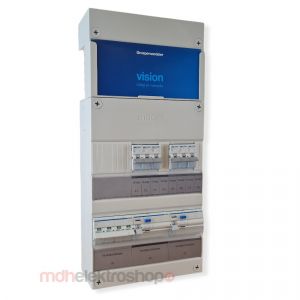Groepenkast Hager Vision 6 groepen 3 fase 2ALS4P30 3L+3L HS