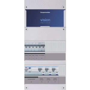 Groepenkast Hager | 8 Groepen 7 x Lichtgroepen 1 x Fornuisgroep | 3 Fase | VKG430U-F