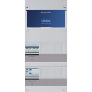 Hager uitbreidingskast, 3 fase met 1 krachtgroep, alt. voor VKG000U-K