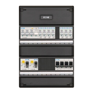 Groepenkast Eaton | 8 Groepen 7 x Lichtgroepen + Aardlekautomaat | 3 Fase | I-72V34K0-HS-64