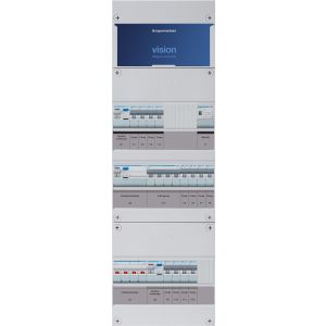 Groepenkast Hager | 13 Groepen 12 x Lichtgroepen 1 x Krachtgroep 1 x Beltransformator | 3 Fase | VKG444M-KT
