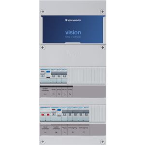 Groepenkast Hager | 6 Groepen 4 x Lichtgroepen 2 x Fornuisgroepen | 1 Fase | VKG31E-FF