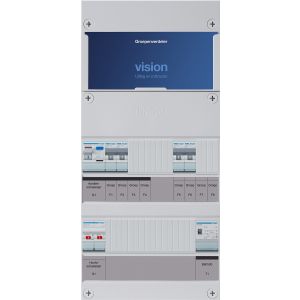 Groepenkast Hager | 4 Groepen 4 x Lichtgroepen 1 x Beltransformator | 1 Fase | VKG202D-T