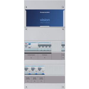 Groepenkast Hager | 5 Groepen 4 x Lichtgroepen 1 x Krachtgroep | 3 Fase | VKG031U-K