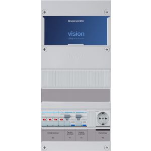 Groepenkast Hager | 3 Groepen 2 x Lichtgroepen 1 x wandcontactdoos | 3 Fase | VKG020K-W