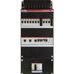 Groepenkast ABB Hafonorm | 11 Groepen 10 x Lichtgroepen 1 x Aardlekautomaat + Beltrafo | 3 Fase | HAD343333-222+HS404CT