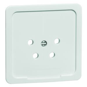 Peha | Centraalplaat voor telefoonstekker | Standaard Glanzend Wit | 80.610.02 PTT