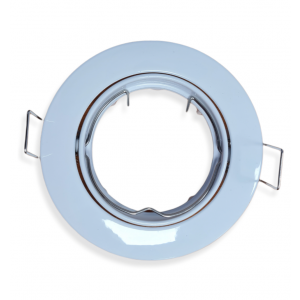 Inbouwspot wit rond kantelbaar