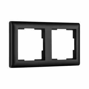 ION 2-voudig afdekraam D1 Mat Zwart 80.303.216