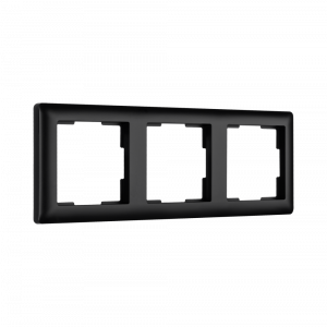 ION 3-voudig afdekraam D1 Mat Zwart 80.303.316