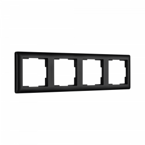 ION 4-voudig afdekraam D1 Mat Zwart 80.303.416