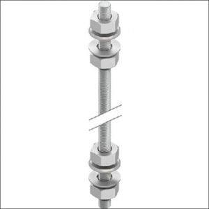 NIEDAX M 10-700 DRAADSTANG+MOER M10X70CM