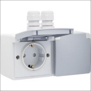 NIKO 700-37838 SPUITWATERDICHT DUBBEL HORIZON