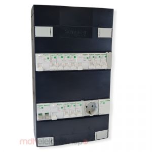 Schneider groepenkast 1 fase met 10 groepen + beltrafo en contactdoos ADVG2423234TH1C