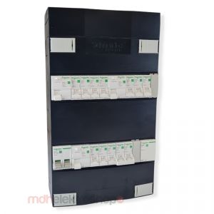 Schneider groepenkast 1 fase met 10 groepen + fornuisgroep en beltrafo ADVG2423234FTH1