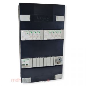 Schneider groepenkast 1 fase met 6 groepen en contactdoos ADVG23234H1C