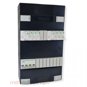 Schneider groepenkast 3 fase met 4 groepen en fornuisgroep ADVG23214FH3