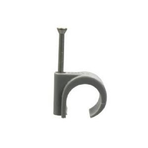 Spijkerclip 16/19 mm grijs - 100 stuks
