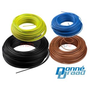 VD Donné draad ACTIE Pakket 500 meter H07V-U bruin, blauw, geel/groen en 2 x zwart