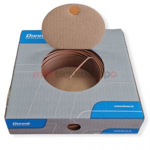 VD Installatiedraad - Donné Eca bruin 2,5 mm2 - Rol van 100 meter