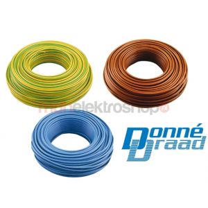 VD Donné draad ACTIEPAKKET 300 meter H07V-U bruin, blauw en geel/groen