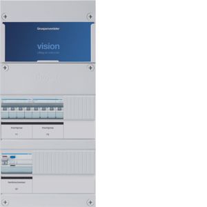 Groepenkast Hager | 2 x Krachtgroepen | 3 Fase | VKG000U-KK