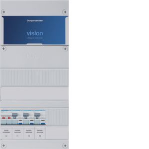 Groepenkast Hager | 3 Groepen 3 x Aardlekautomaten | 1 Fase | VKG030D