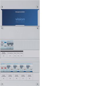 Groepenkast Hager | 5 Groepen 4 x Aardlekautomaten 1 x Fornuisgroep | 1 Fase | VKG040D-F