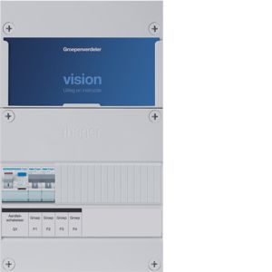 Groepenkast Hager | 2 Groepen 2 x Lichtgroepen | 1 Fase | VKG200C