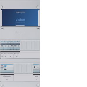 Groepenkast Hager | 4 Groepen 2 x Lichtgroepen 2 x Fornuisgroepen 1 x Beltransformator | 3 Fase | VKG200U-FFT