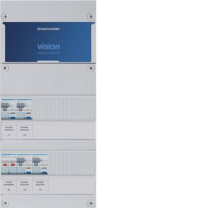 Groepenkast Hager | 4 Groepen 4 x Aardlekautomaten | 1 Fase | VKG22G