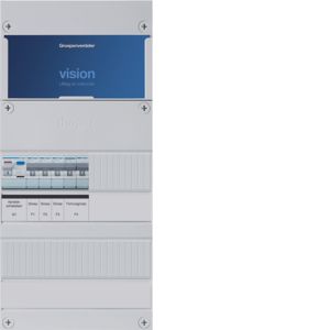 Groepenkast Hager | 4 Groepen 3 x Lichtgroepen 1 x Fornuisgroep | 1 Fase | VKG300H-F