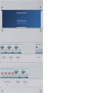 Groepenkast Hager | 5 Groepen 5 x Aardlekautomaten en beltrafo | 3 Fase | VKG32P-T