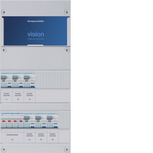 Groepenkast Hager | 6 Groepen 6 x Aardlekautomaten | 3 Fase | VKG33P