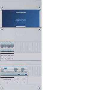 Groepenkast Hager | 6 Groepen 4 x Lichtgroepen 2 x Aardlekautomaten | 3 Fase | VKG420U