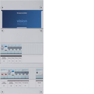 Groepenkast Hager | 7 Groepen 6 x Lichtgroepen 1 x Fornuisgroep 1 x Beltransformator | 1 Fase | VKG42E-FT