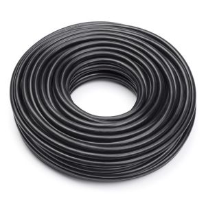  VMVL Kabel - Zwart 2 x 1,0 mm2 - Rol van 50 meter